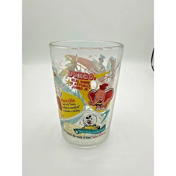 Disney 100 Years of Magic McDonald’s Glass – Fantasyland Tinker Bell Dumbo - Picture 4 of 7